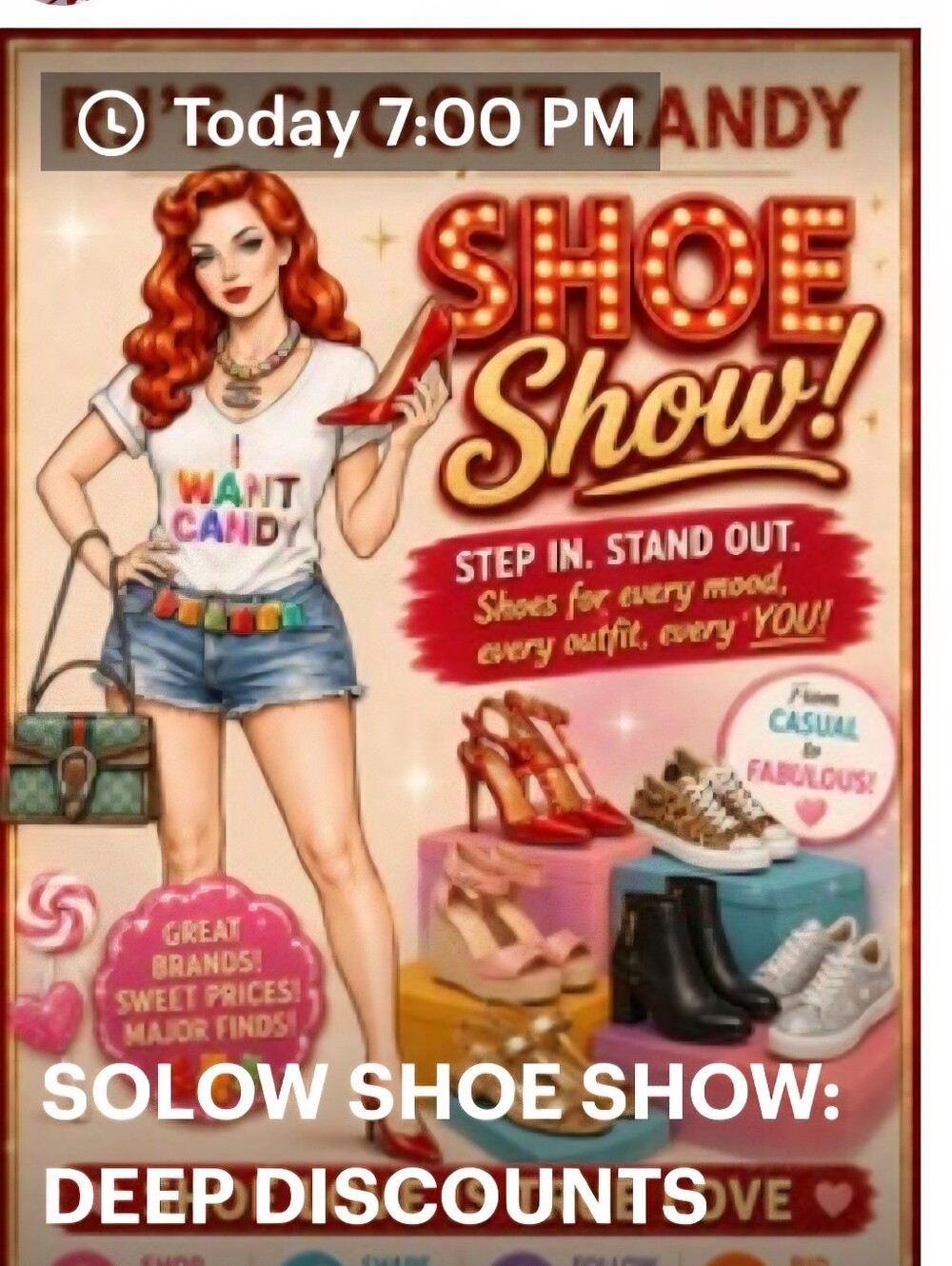 Pop Up Shoe Show